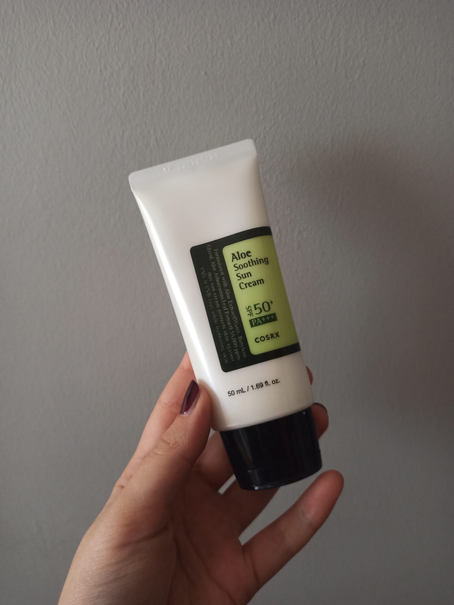 COSRX Aloe Soothing Sun Cream — The First Sunscreen I Actually Enjoy Wearing